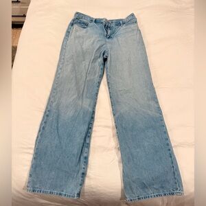 Uniqlo Light Blue Straight Leg Women's Jeans